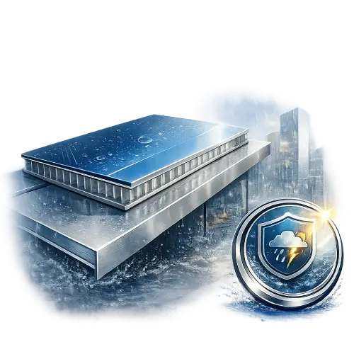 Weather-resistant ACP cladding system for durable exterior building facades