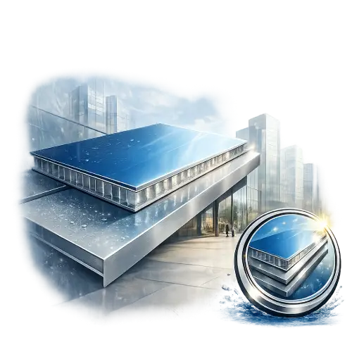 Lightweight ACP cladding material used for modern building exterior facade systems