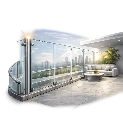 Modern architectural movable glass wall system for commercial interiors