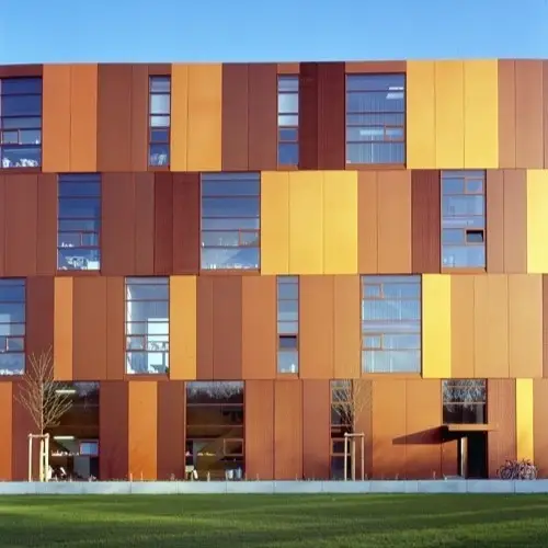 NBK terracotta cladding system for natural, ventilated facade design