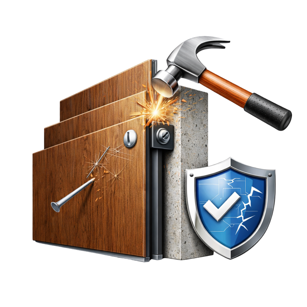 Scratch and impact resistant HPL cladding surface for durable building exteriors