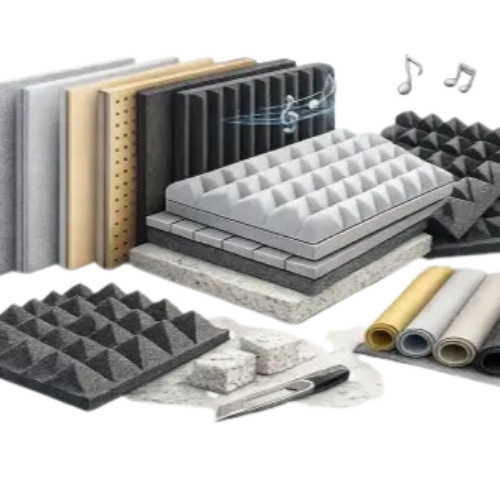 Acoustic Quadroclad metal panels for sound control