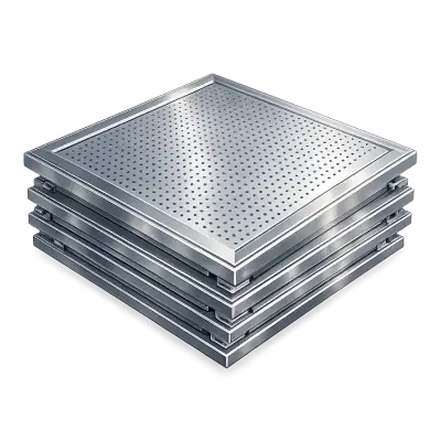Durable aluminium metal tile ceiling panels for interiors