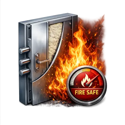 High-strength steel fire rated metal door construction