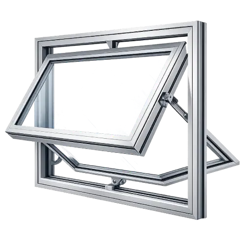 Innovative FSW center-pivot aluminum window for 180-degree rotation and maximum ventilation.