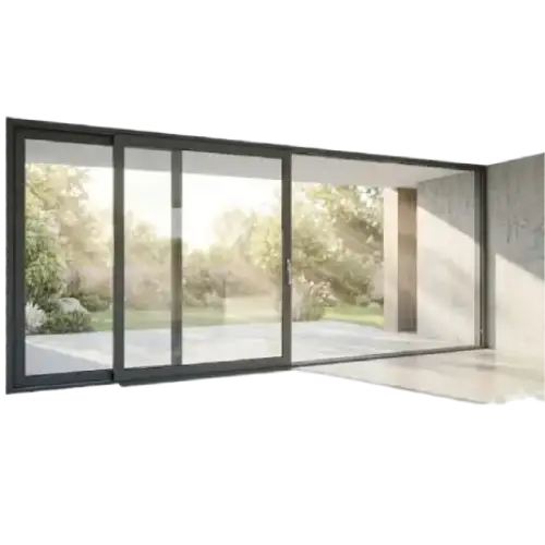 UPVC sliding doors with large glass panels for natural light