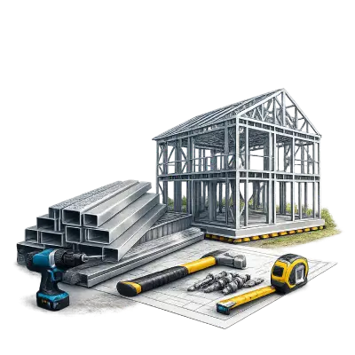 Lightweight aluminium metal cladding system for buildings