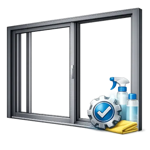 Corrosion-resistant powder-coated aluminum door for long-lasting performance in all climates.