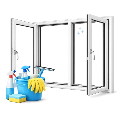 Easy-to-clean powder-coated aluminum top-hung window for long-lasting exterior durability.