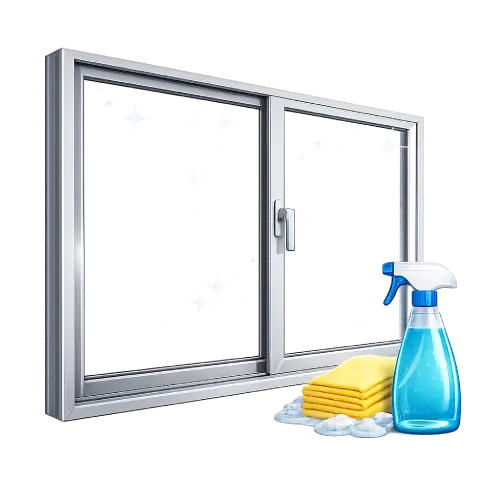 Durable powder-coated aluminum sliding window requiring minimal maintenance in coastal environments.