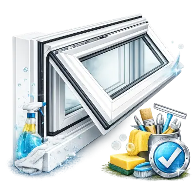 Low maintenance UPVC casement window solution
