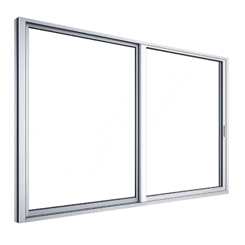 Modern minimalist FSW pivot window providing a contemporary look for high-end building facades.