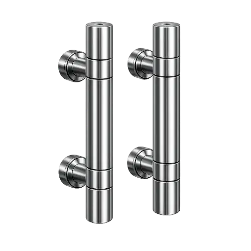 Contemporary architectural pull handle for modern office and residential entrances.
