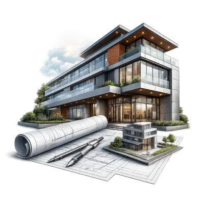 Modern metal cladding for architectural exterior design