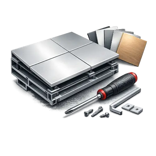 Modern Quadroclad modular metal panel system design