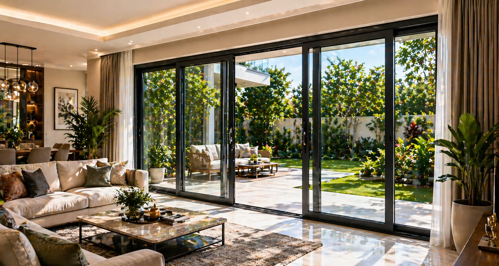 uPVC windows and doors India sliding doors living room