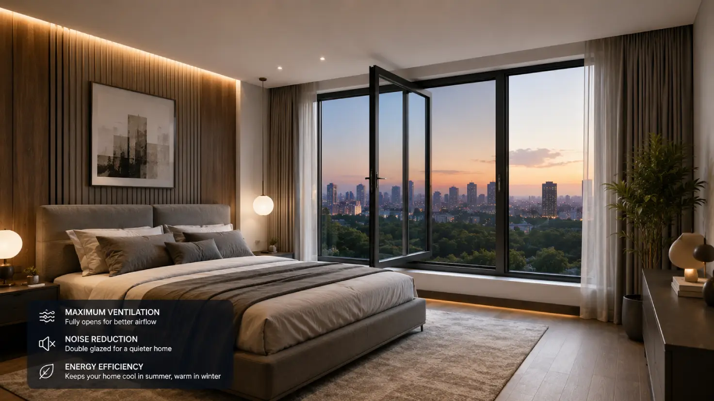 Choosing between aluminium pivot windows and sliding windows